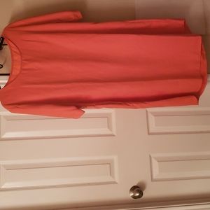 Tangerine colored Causal Dress, XL but runs very small, feels like a 6!